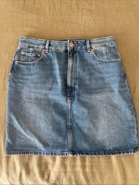 ASOS Blue Denim Mini Skirt